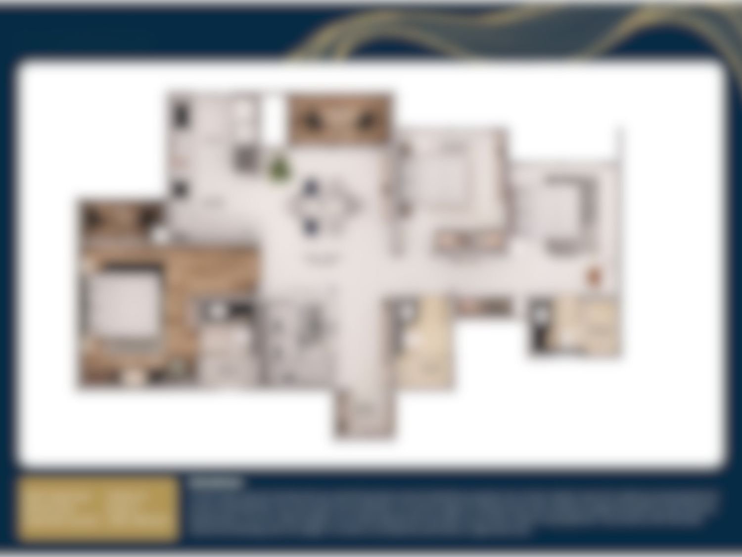 2 BHK floor plan — goyal co hennur